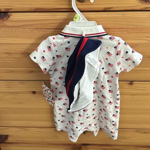 New with tags baby 3 month American flag outfit - Picture 2 of 2